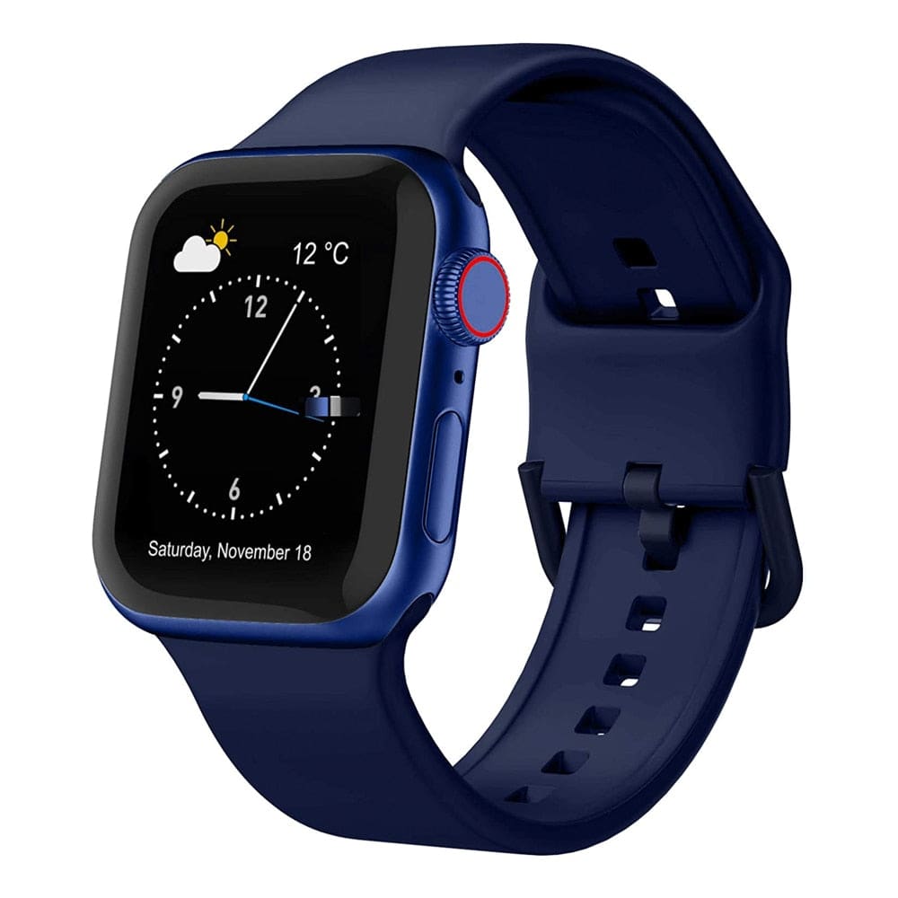 Silikon-Armband mit Standard-Verschluss - Mitternachtsblau / 38-40-41 mm - Apple Watch Armband